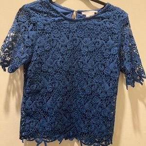Blue lace Blouce